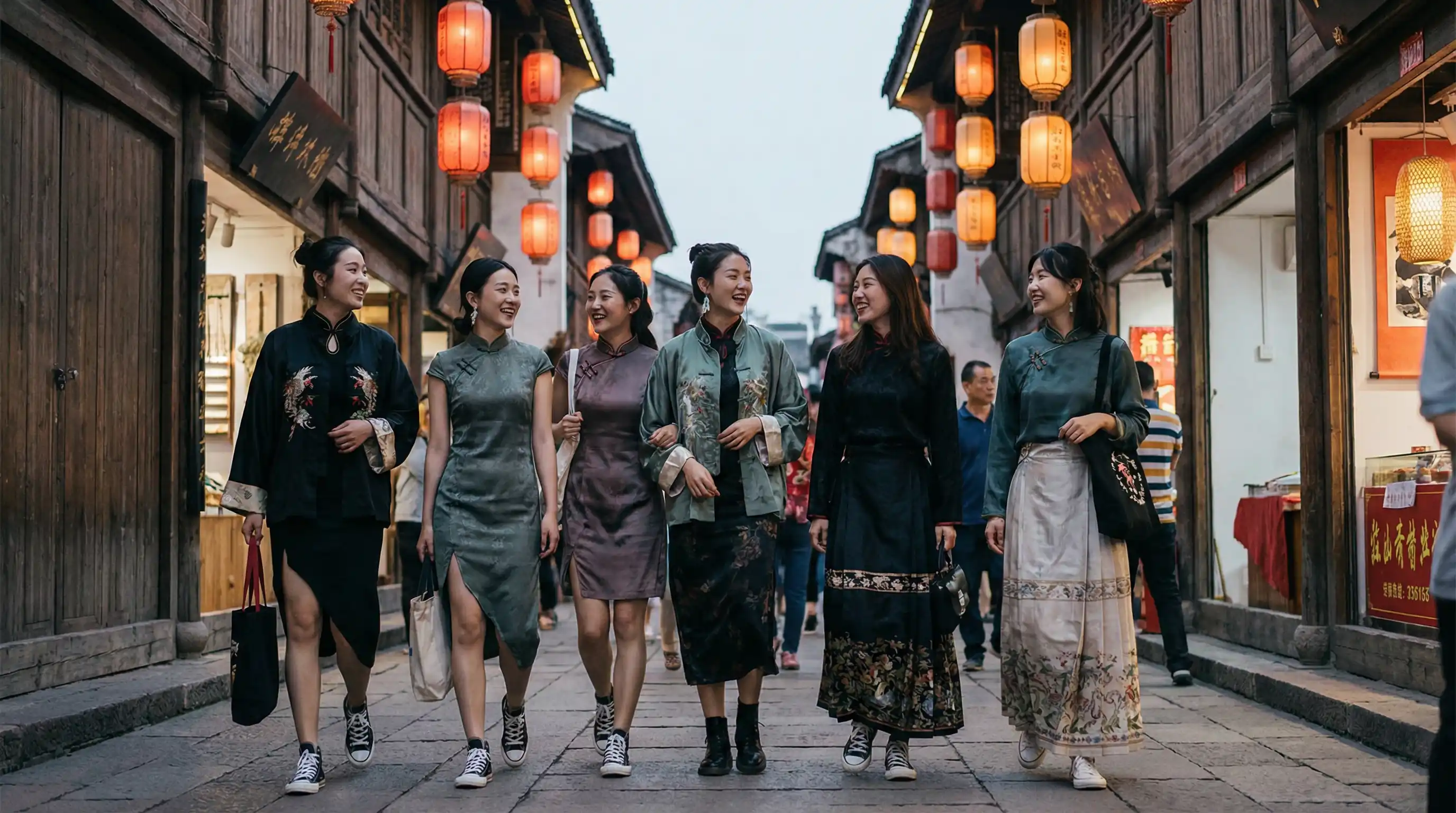 女体玩具俱乐部 新中式时尚穿搭街拍